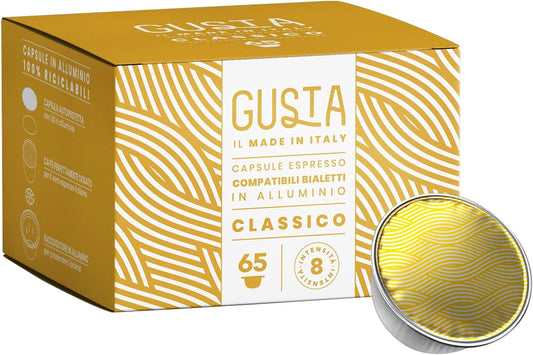 Gusta Caffè CLASSICO Bialetti 65 Capsule