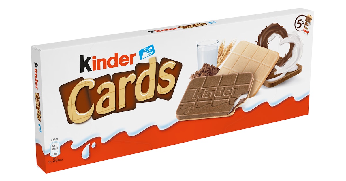 Kinder Cards 5 astucci 128 g