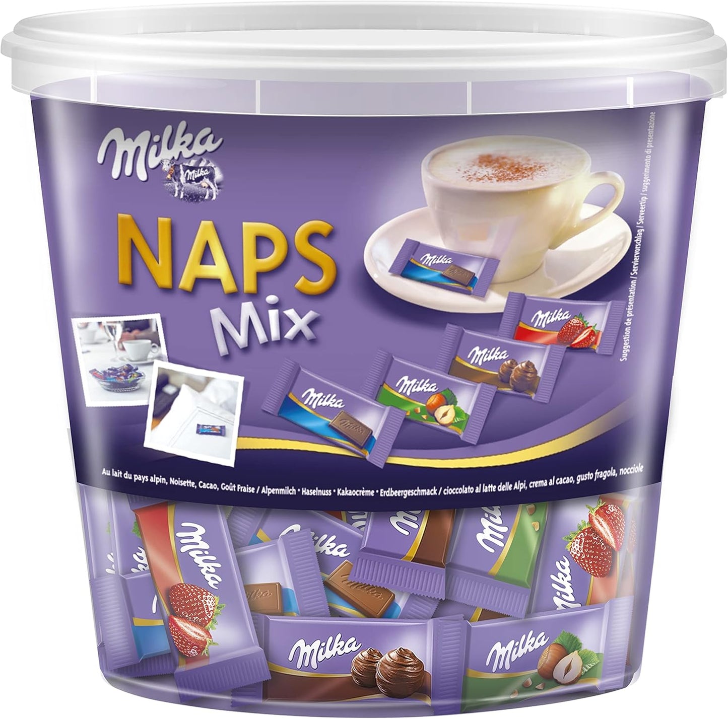 Milka NAPS MIX Box da 200 pz – 1 kg