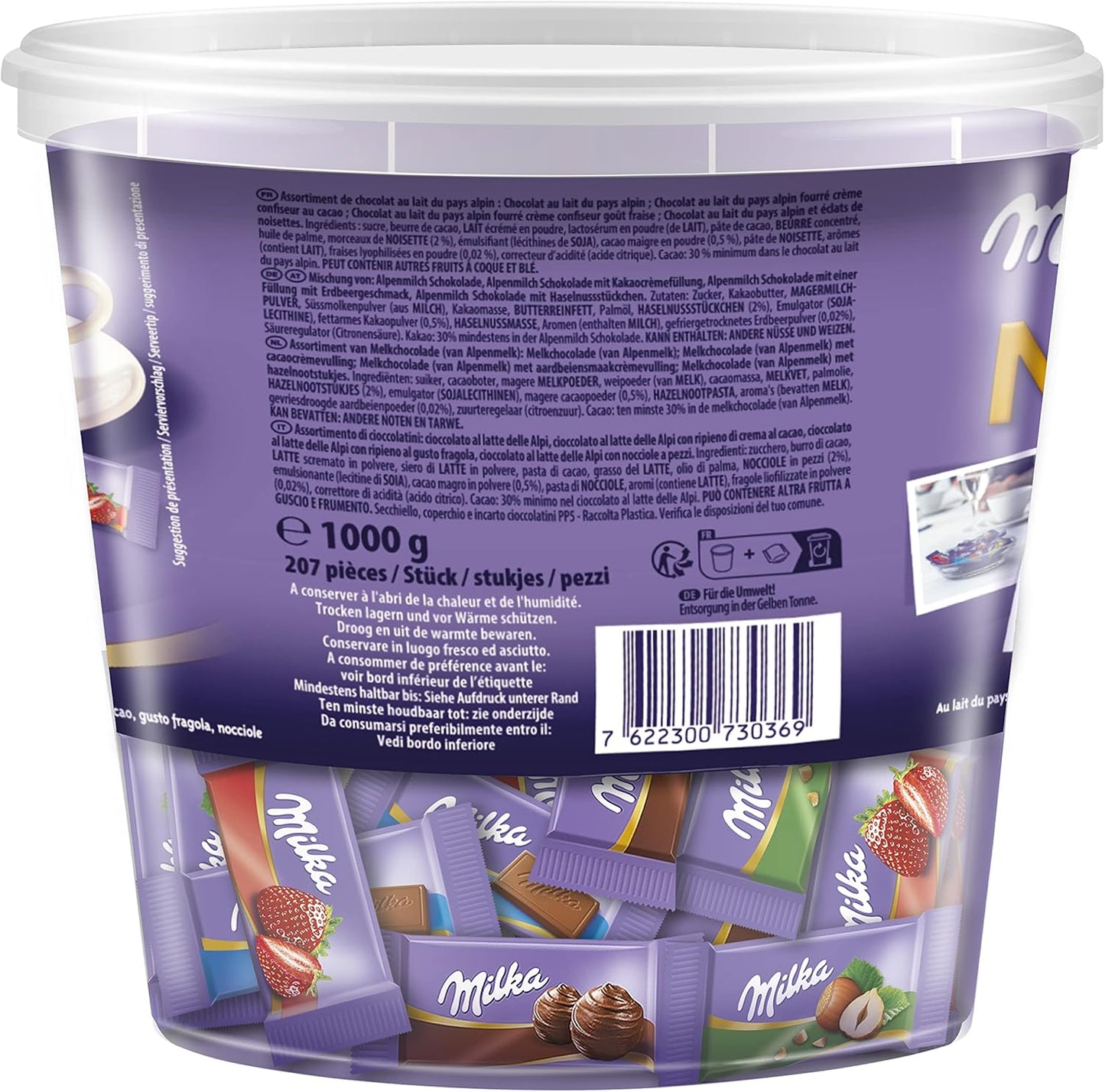 Milka NAPS MIX Box da 200 pz – 1 kg