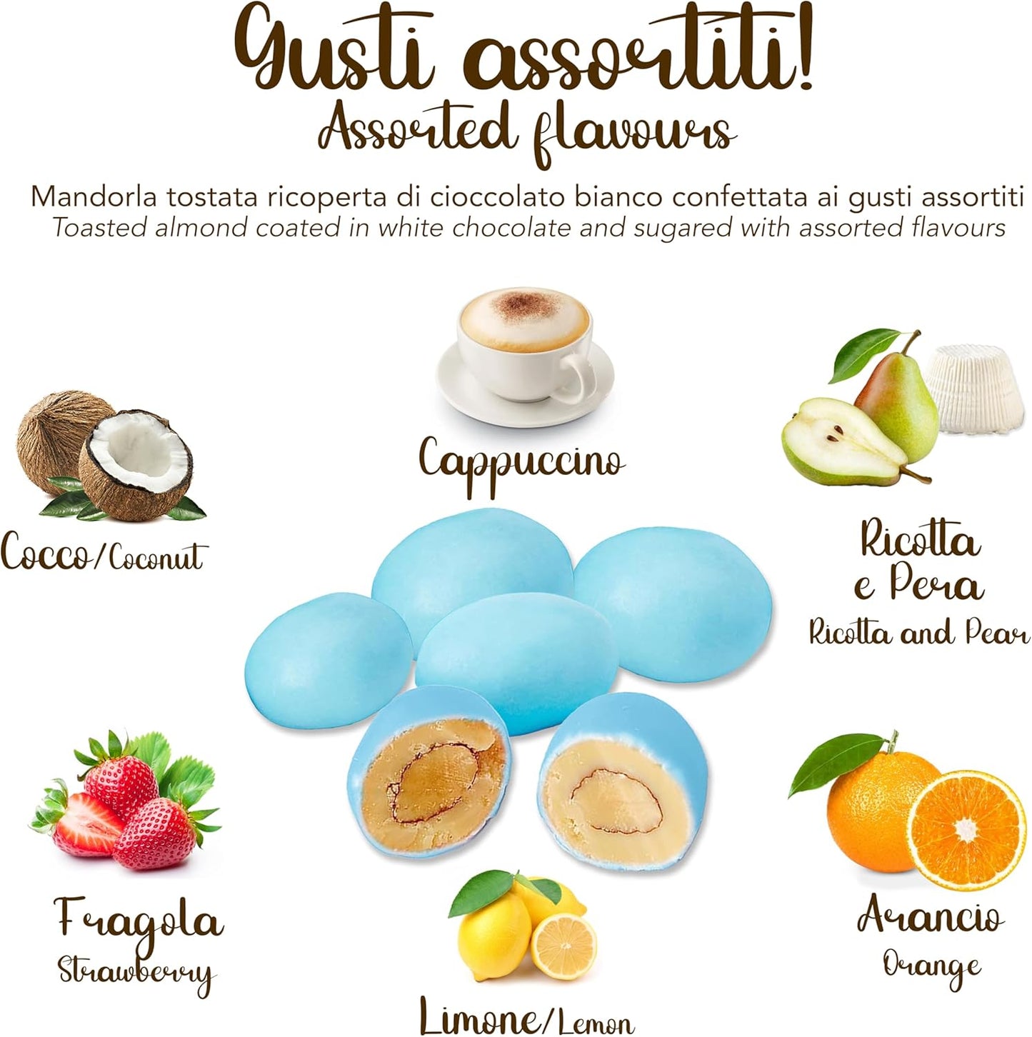 Crispo Confetti Snob Celesti Lieto Evento 500 gr