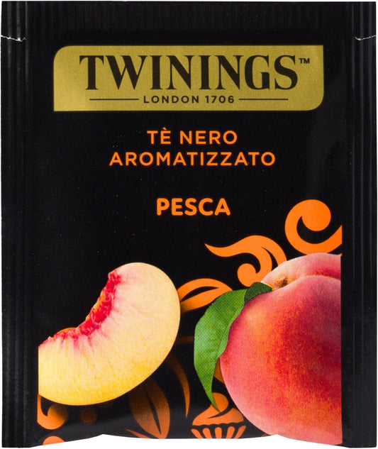 Twinings Tè nero aromatizzato Pesca 25 Bustine