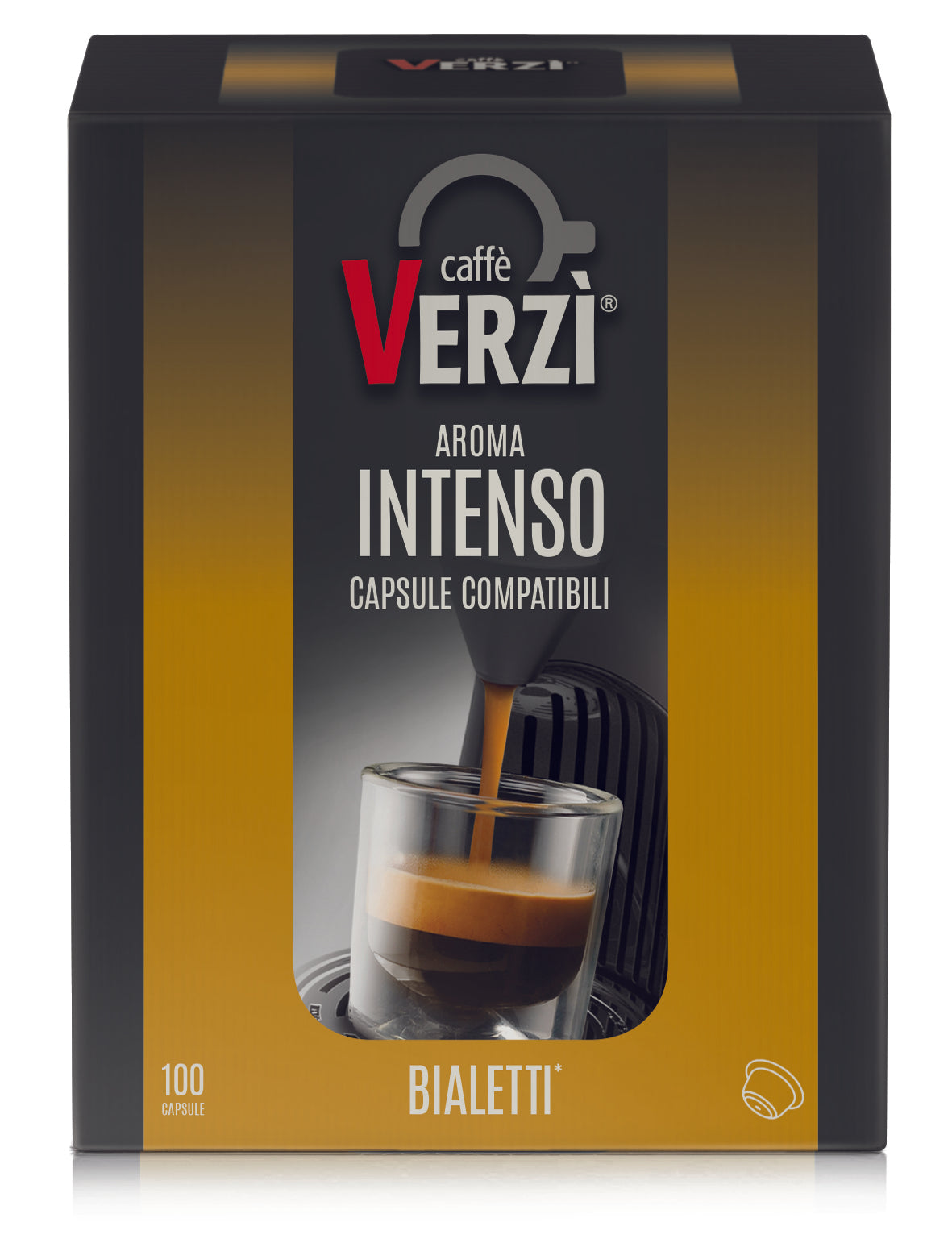 Verzì Caffè Bialetti Aroma INTENSO 100 Capsule