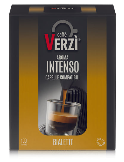 Verzì Caffè Bialetti Aroma INTENSO 100 Capsule