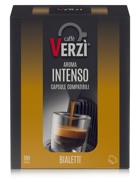 Verzì Caffè Bialetti Aroma INTENSO 100 Capsule