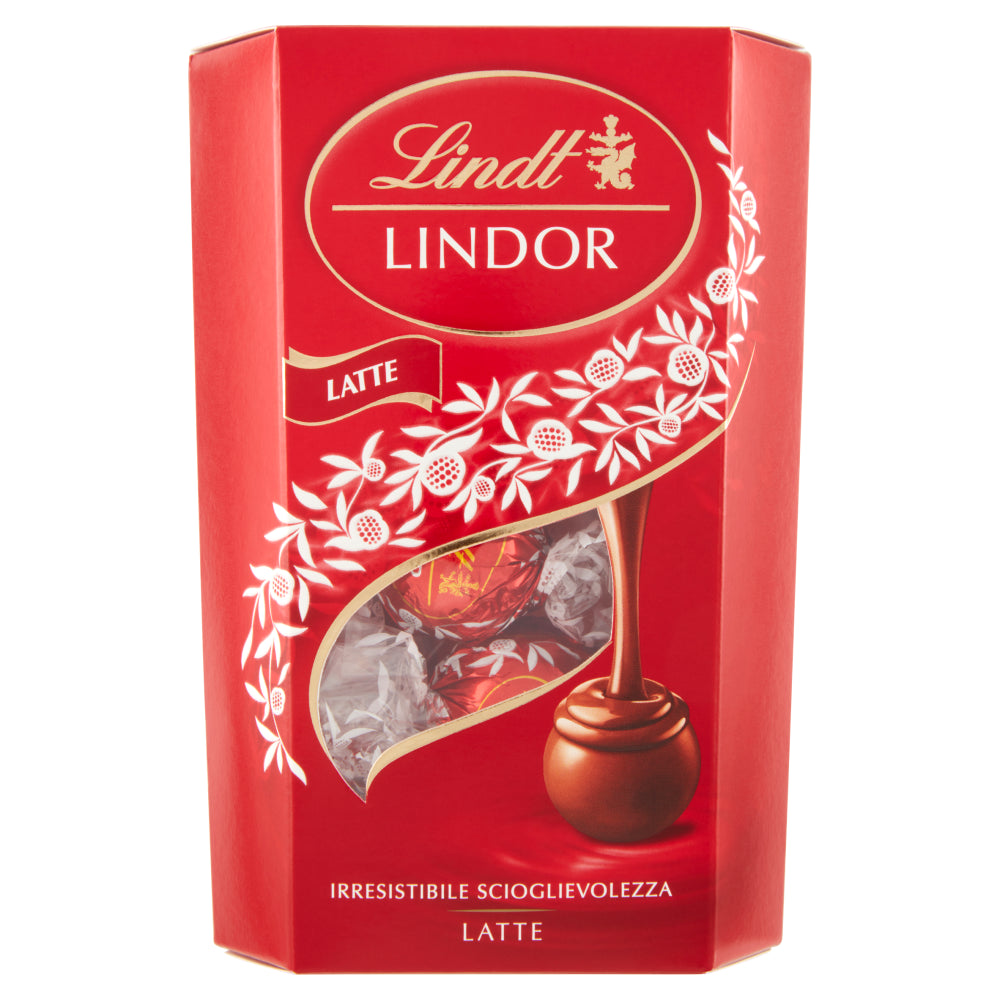 Lindt Lindor Scatola di praline al cioccolato al latte 200 gr