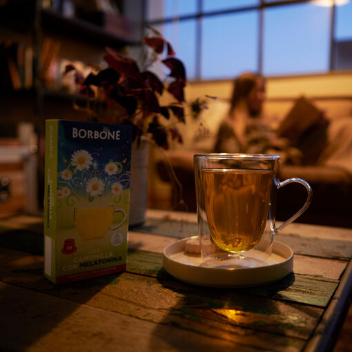 Caffè Borbone Bevanda Solubile Al Gusto CAMOMILLA E MELATONINA 10 Capsule