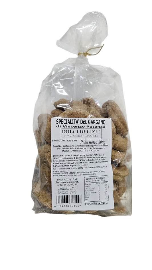 Dolci Delizie con Zenzero e Cannella 300 Gr.