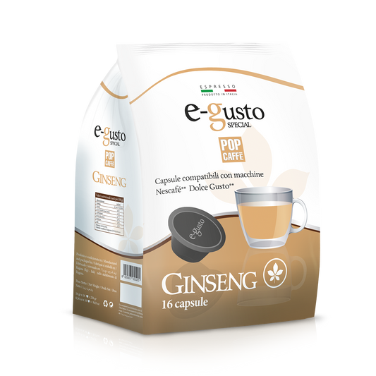 Pop Caffè E-Gusto GINSENG 16 Capsule