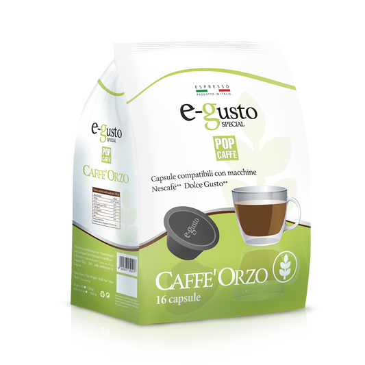 Pop Caffè E-Gusto ORZO 16 Capsule