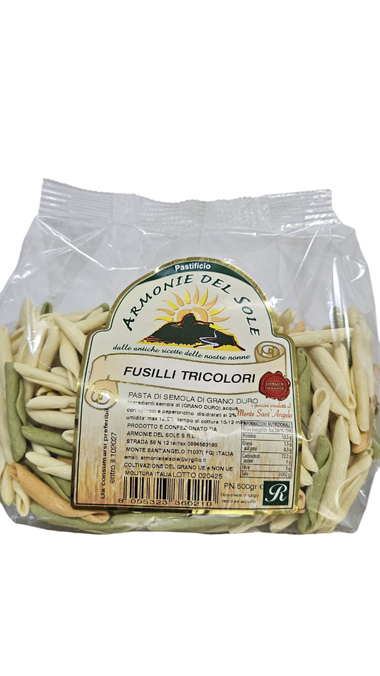 Fusilli Tricolori 500 Gr.