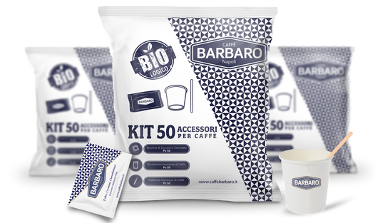 Barbaro Caffè ACCESSORI Ecologici 50 pz