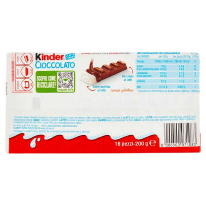 Kinder Cioccolato 16 X 12,5 G