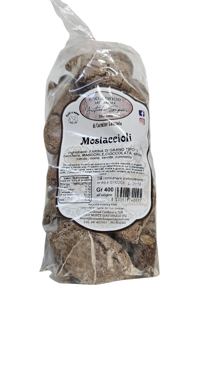 Mostaccioli 400 Gr.