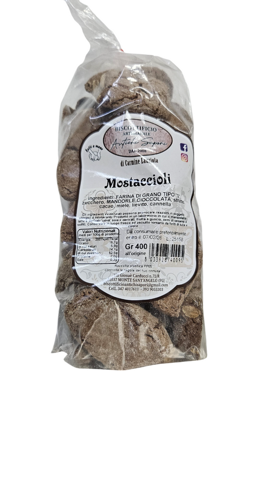 Mostaccioli 400 Gr.