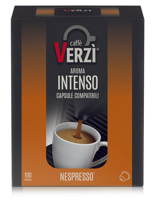 Verzì Caffè Nespresso Aroma INTENSO 100 Capsule
