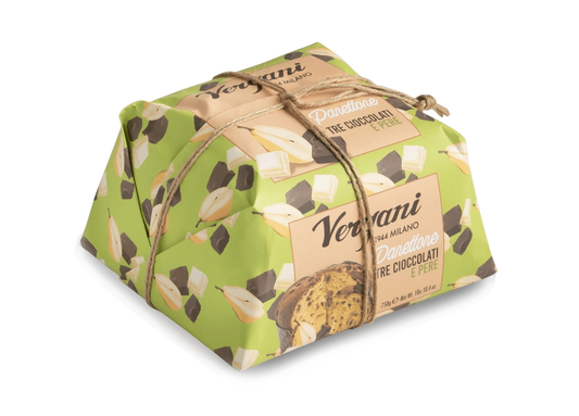 Vergani Panettone Tre Cioccolati e Pere 750 gr