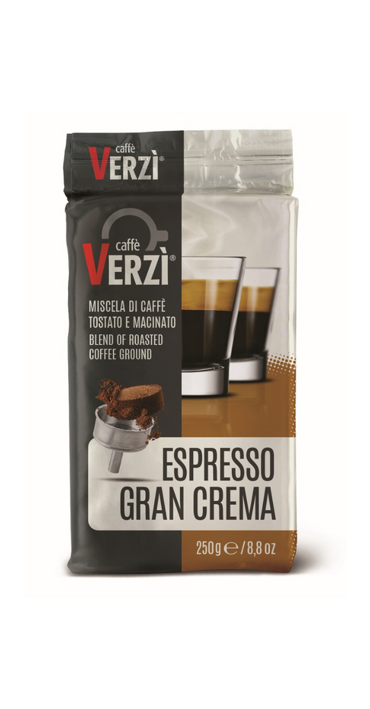 Verzì Caffè GRAN CREMA Macinato 250 gr
