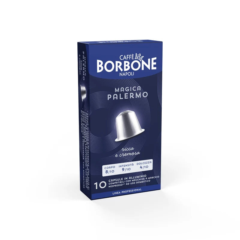Caffè Borbone MAGICA PALERMO in alluminio 10 Capsule