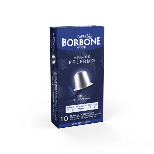 Caffè Borbone MAGICA PALERMO in alluminio 10 Capsule