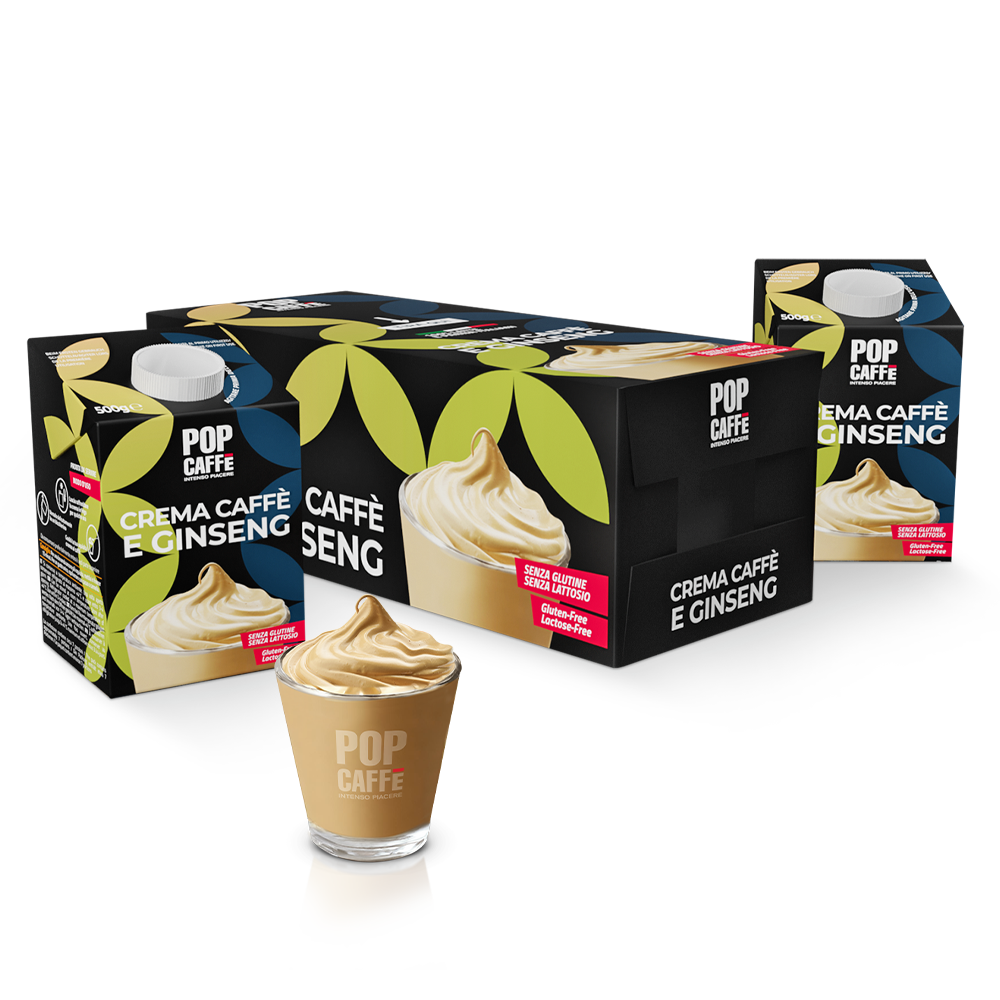 Pop Caffè CREMA AL CAFFÈ E GINSENG da 500 gr
