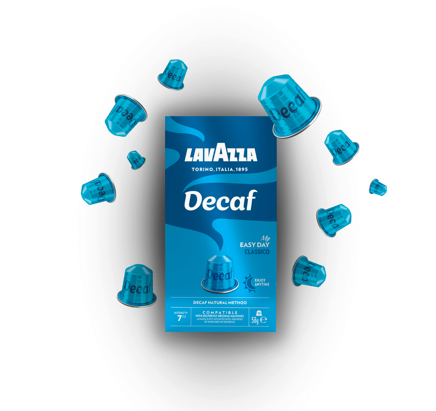 Lavazza Nespresso Alluminio DECAF 10 Capsule