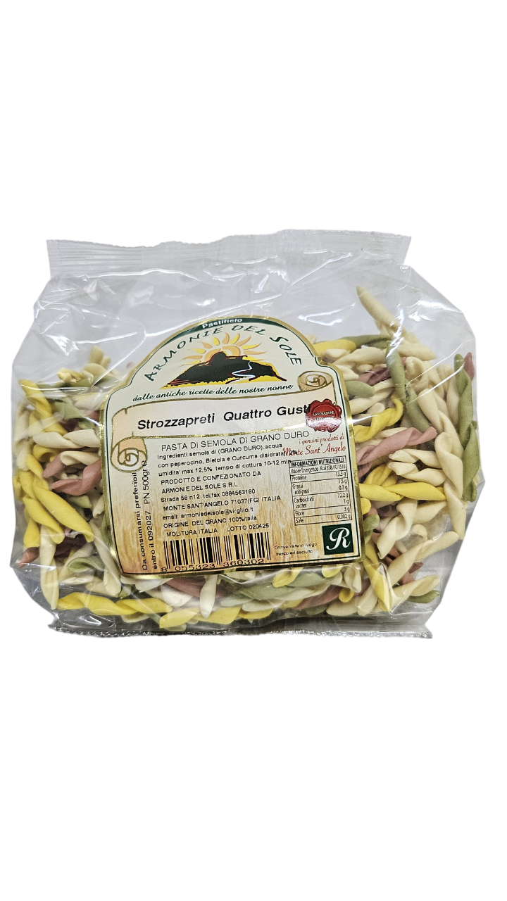 Strozzapreti Quattro Gusti 500 Gr.