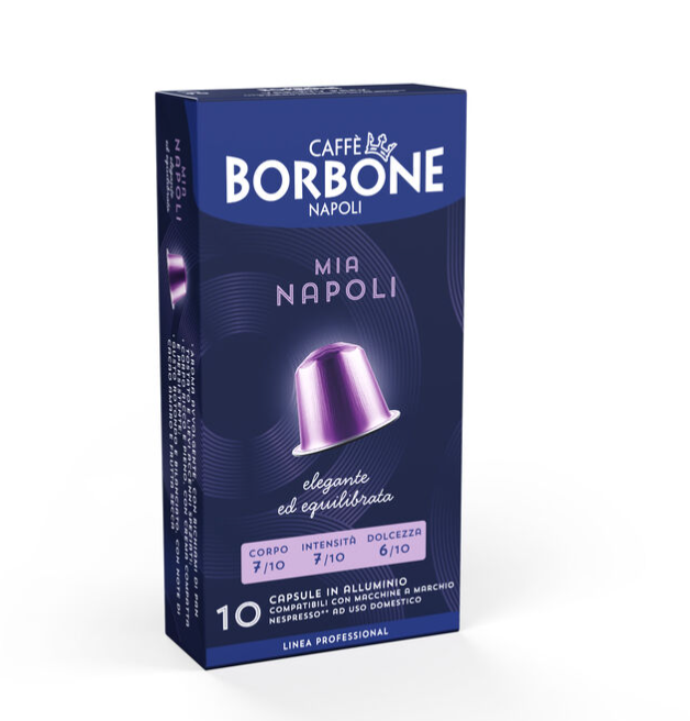 Caffè Borbone MIA NAPOLI in alluminio 10 Capsule