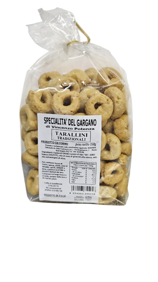 Tarallini Tradizionali 350 Gr.