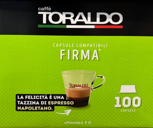 Caffè Toraldo Firma Miscela CREMOSA 100 Capsule