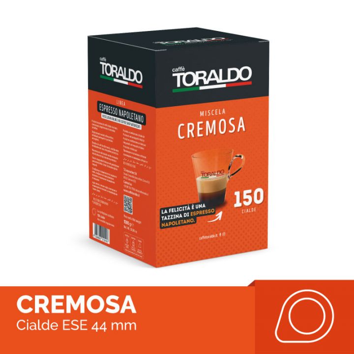 Caffè Toraldo Cialde Miscela CREMOSA 150 Cialde