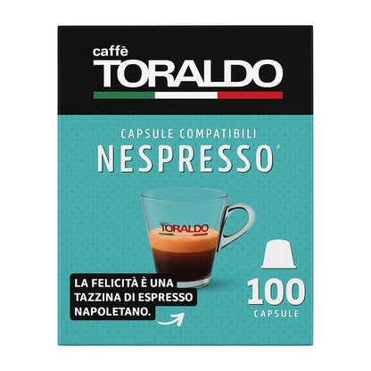 Caffè Toraldo Nespresso Miscela CREMOSA 100 Capsule