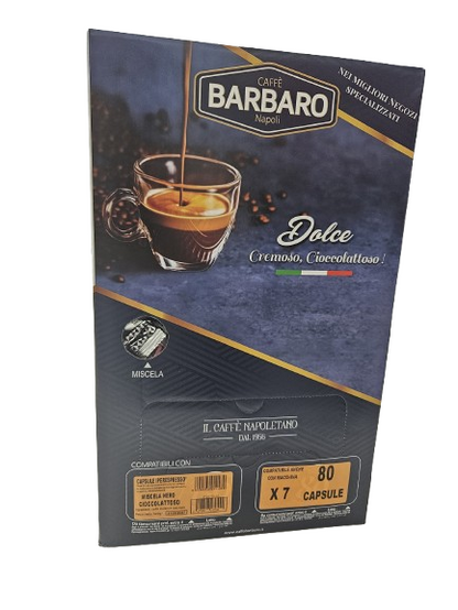 Barbaro Caffè Iper Espresso NERO 80 Capsule