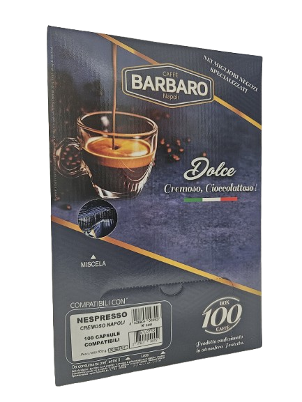 Caffè Barbaro Nespresso BLU 100 Capsule