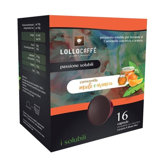 Lollo Golositè A Modo Mio SOLEDOLCE (Camomilla, Miele e Arancia) 16 Capsule