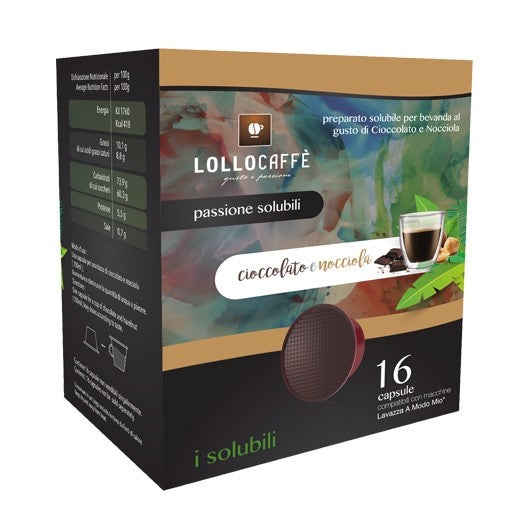 Lollo Golositè A Modo Mio ABBRACCIO (Cioccolato e Nocciola) 16 Capsule