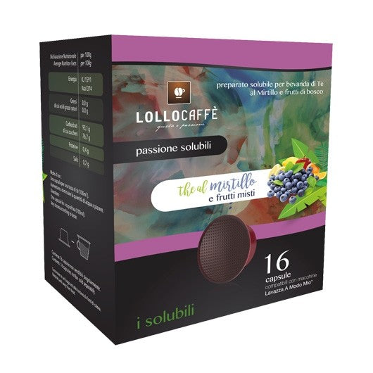 Lollo Golositè A Modo Mio PASSIONE (Te al mirtillo e Frutti rossi) 16 Capsule