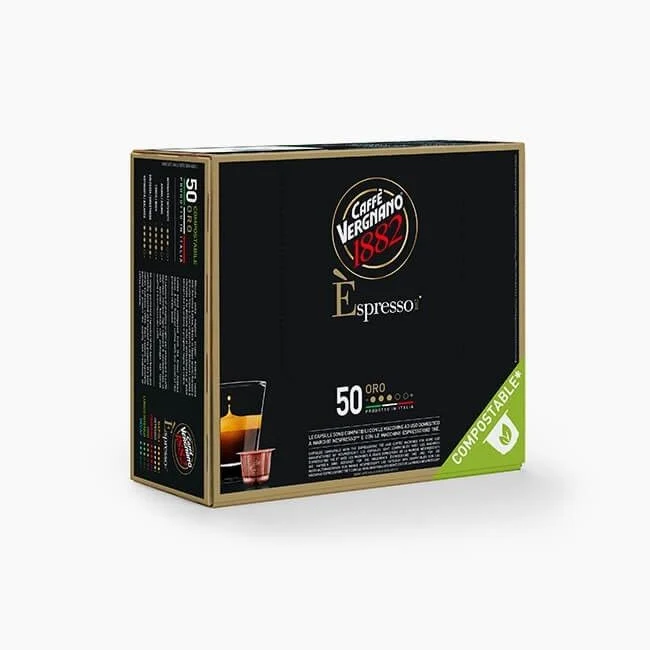 Caffè Vergnano Nespresso ÈSPRESSO ORO 50 Capsule