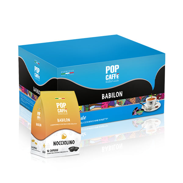 Pop Caffè Babilon Bialetti NOCCIOLINO 16 Capsule