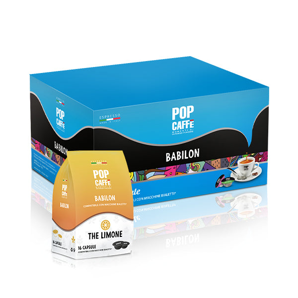 Pop Caffè Babilon Bialetti TÈ AL LIMONE 16 Capsule