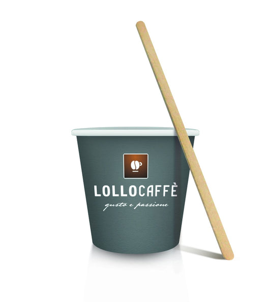 Kit Eco da 100 Pezzi: zucchero extrafine, bicchieri in carta + palettine in legno