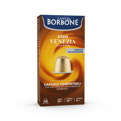Caffè Borbone CIAO VENEZIA in alluminio 10 Capsule