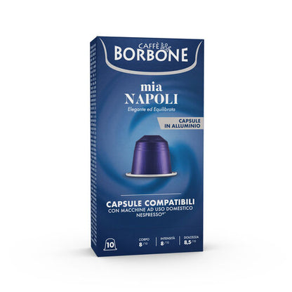 Caffè Borbone MIA NAPOLI in alluminio 10 Capsule