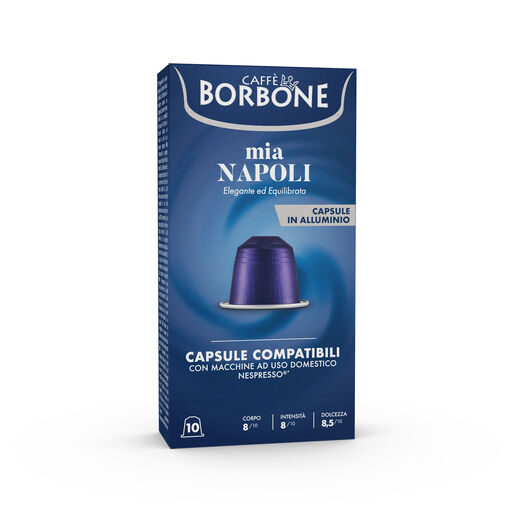 Caffè Borbone MIA NAPOLI in alluminio 10 Capsule