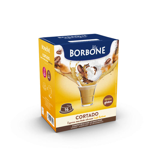 Caffè Borbone Bevanda Solubile Al Gusto CORTADO 16 Capsule