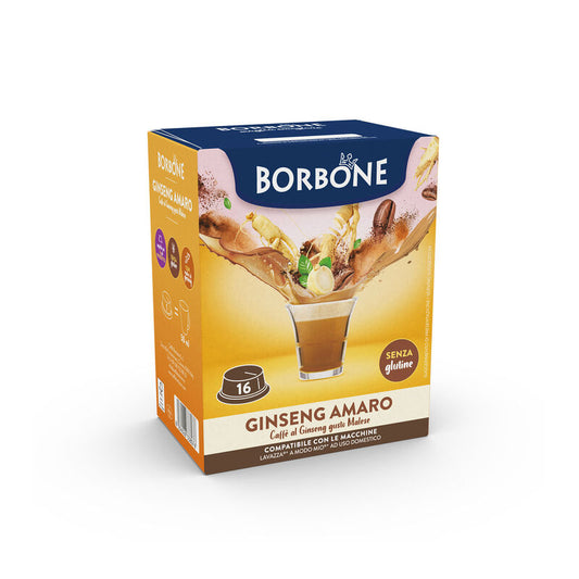 Caffè Borbone Bevanda Solubile Al Gusto GINSENG AMARO 16 Capsule