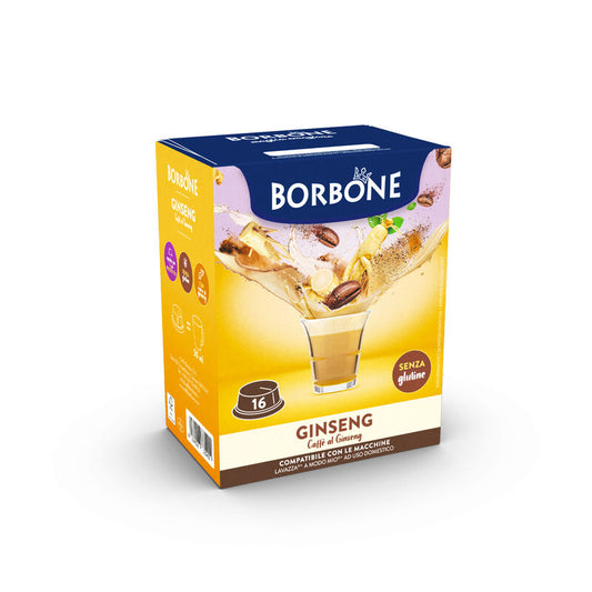 Caffè Borbone Bevanda Solubile Al Gusto GINSENG 16 Capsule