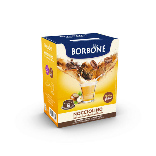 Caffè Borbone Bevanda Solubile Al Gusto NOCCIOLINO 16 Capsule