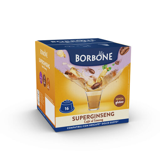Caffè Borbone Bevanda Solubile Al Gusto SUPERGINSENG 16 Capsule
