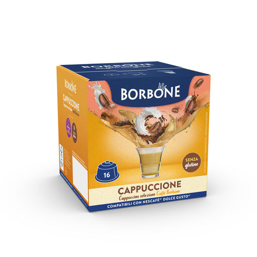 Caffè Borbone Bevanda Solubile Al Gusto CAPPUCCIONE 16 Capsule